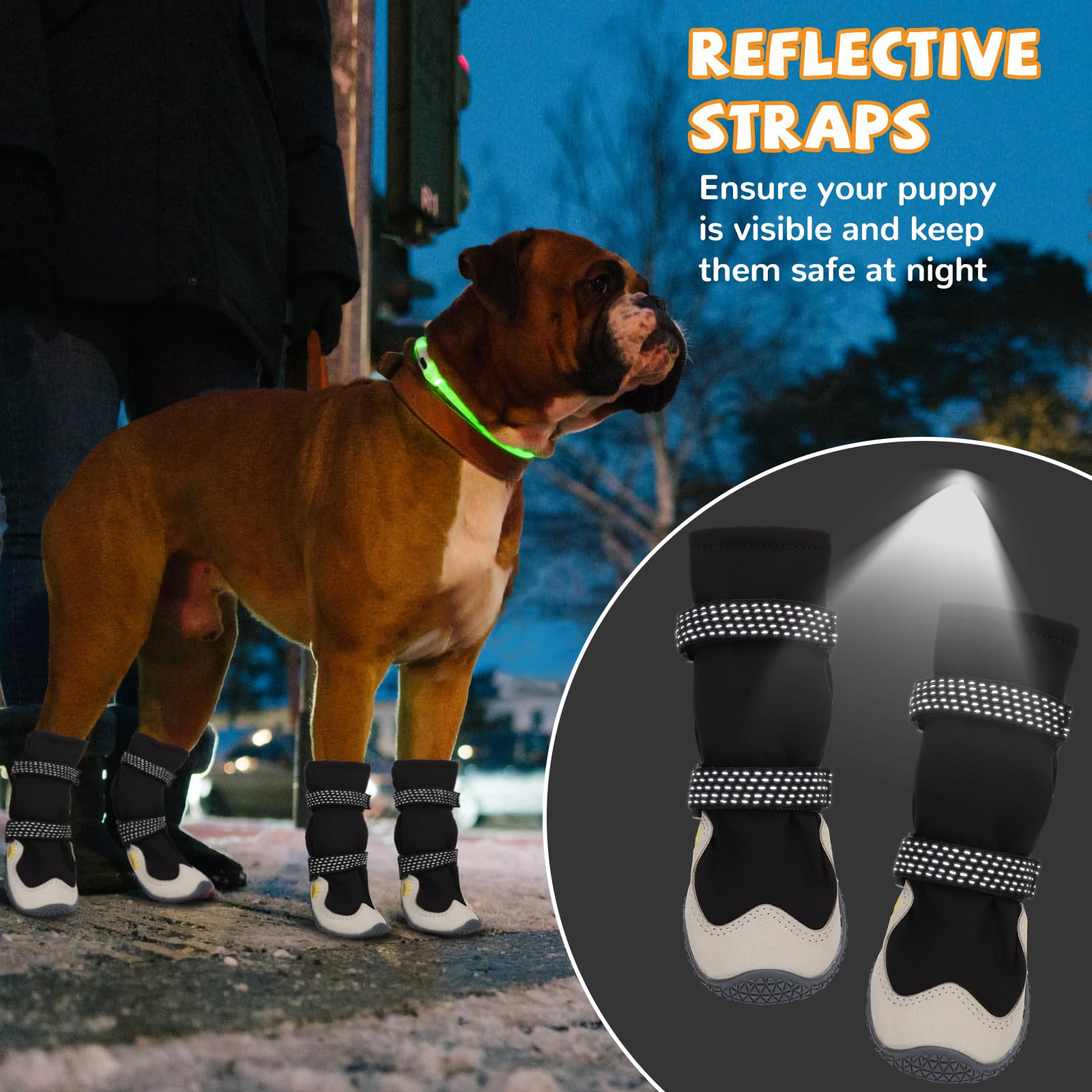 Zapatos TEWIWAP para perros: variedad de tallas para ajuste perfecto.