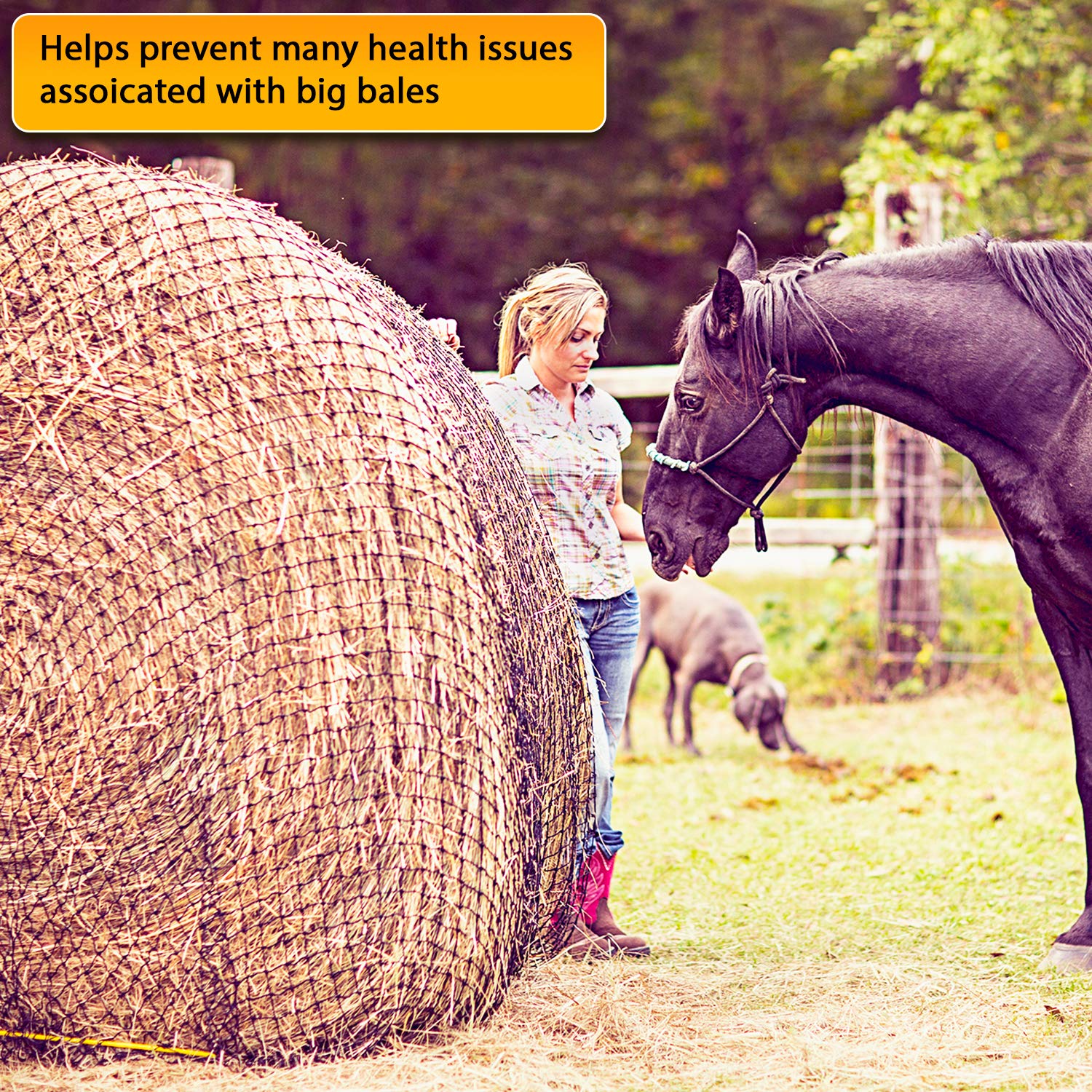 Texas Haynet nylon resistente a UV, duradero para uso diario al aire libre.
