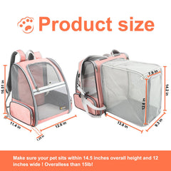 Texsens bolsa expandible para mascotas, ideal para viajes cortos.