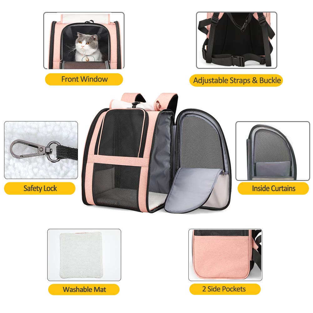 Cama removible Texsens para mascotas dentro de la mochila