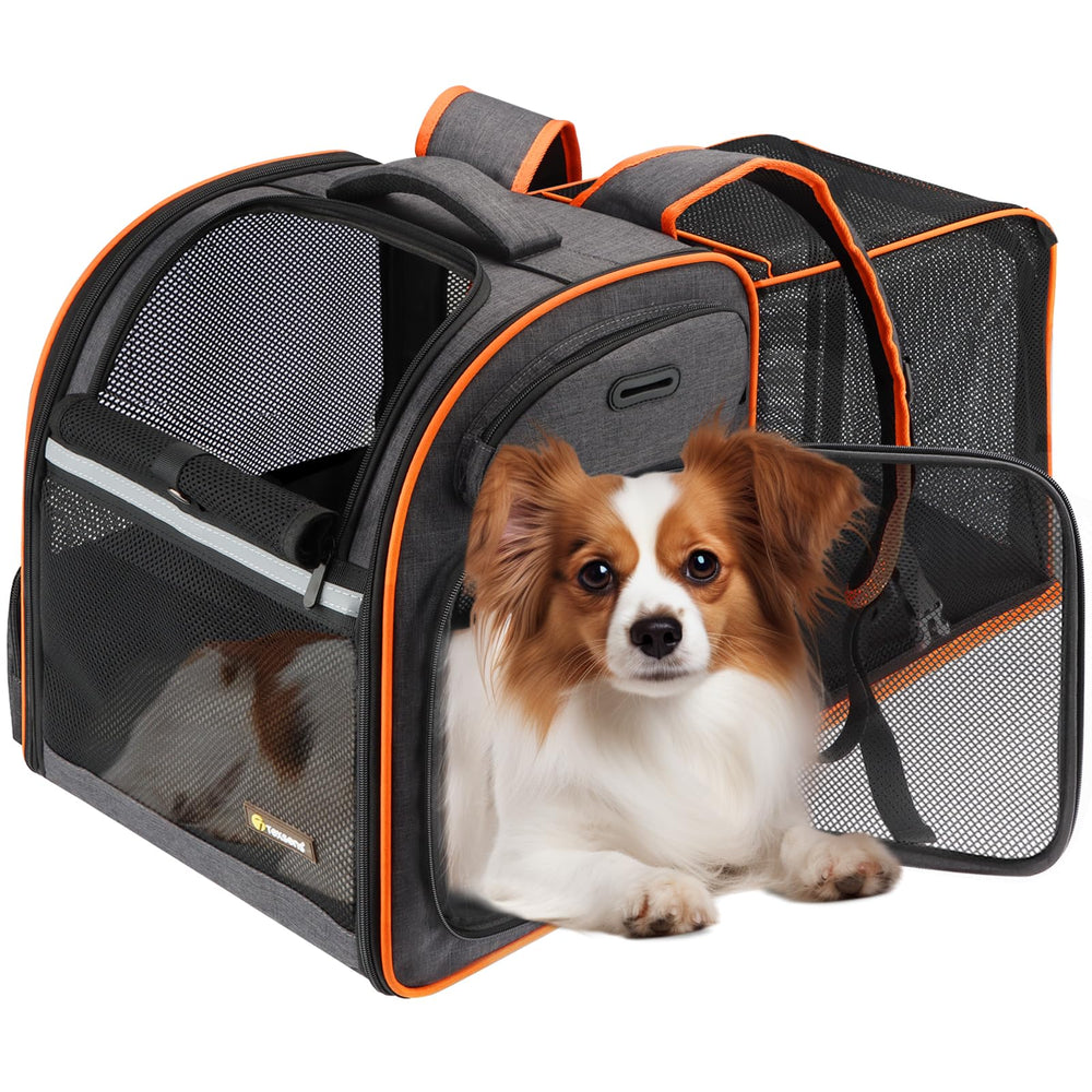 Texsens mochila gato expandible con tunel para viajes cómodos