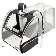 Texsens Mochila Gato Extensible Espacio: expansión para mayor comodidad durante paseos