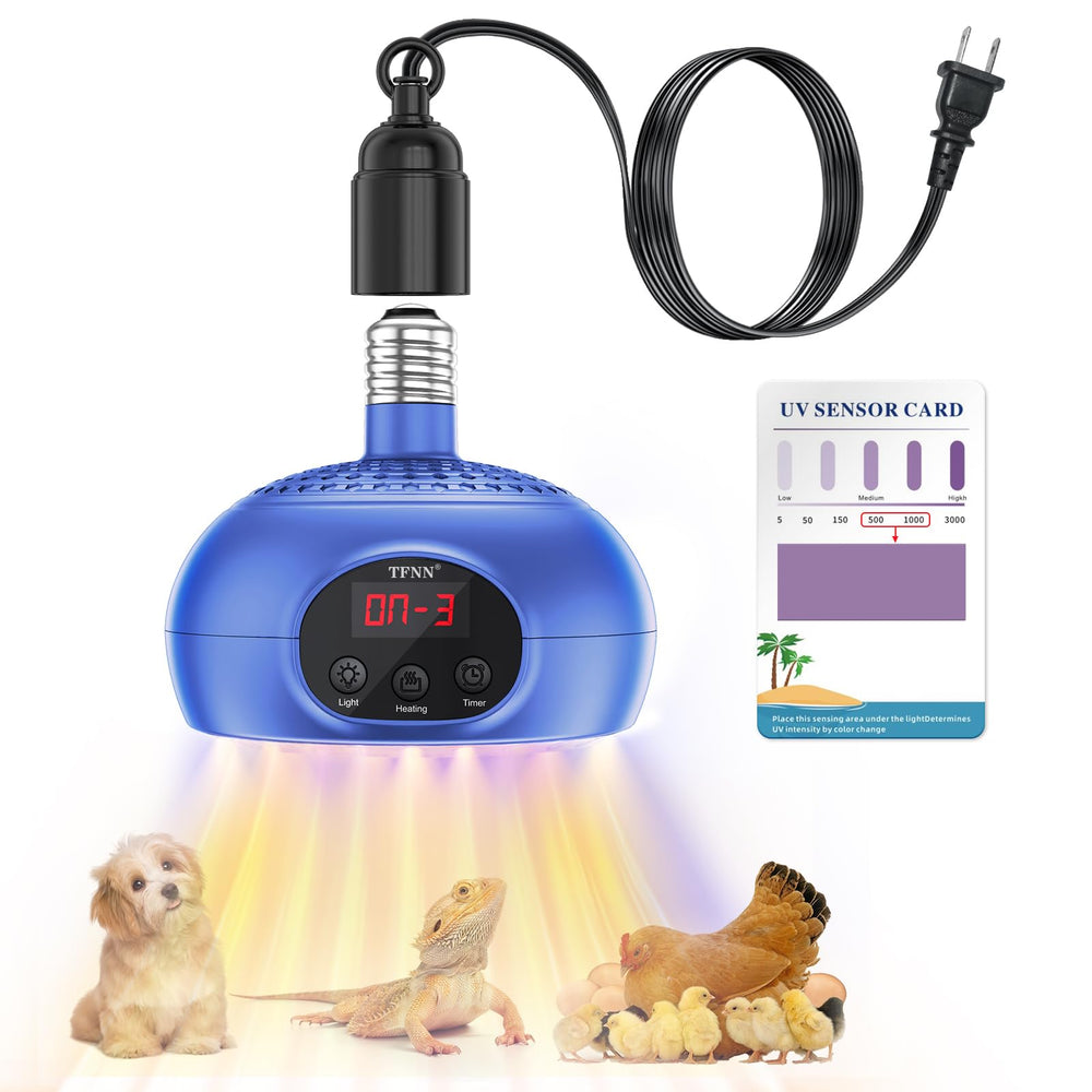 TFNN calentador jaula pollo 200w frontal mantiene temperatura estable para pollos