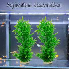 Algas artificiales tfwadmx para acuario de 13 pulgadas, decoración duradera.
