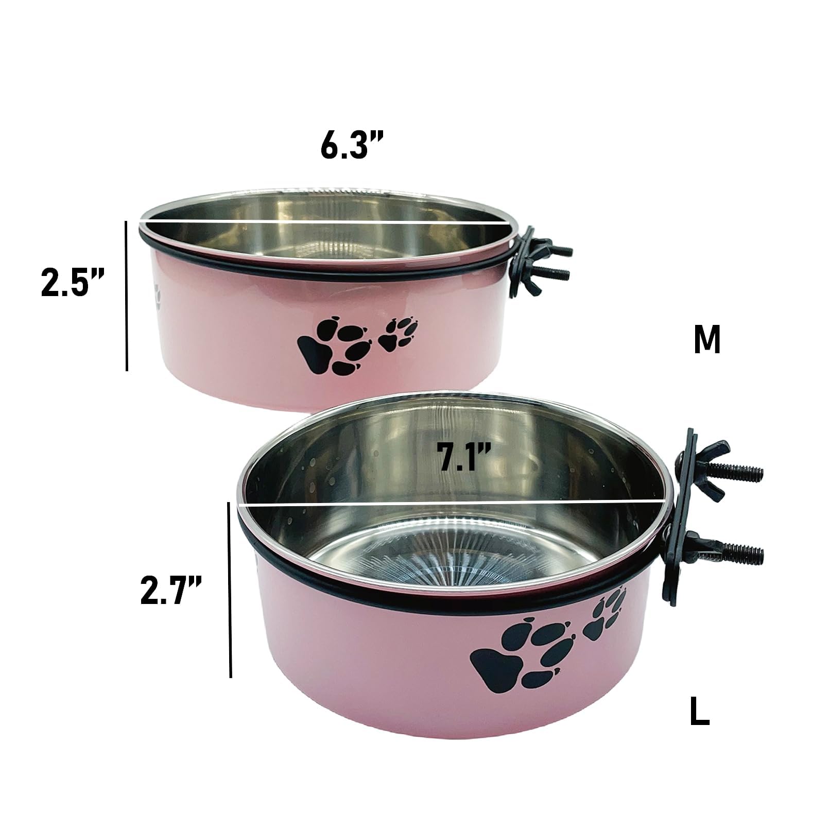 Tfwadmx conjunto de comederos para jaula mejora la comodidad de tu mascota.