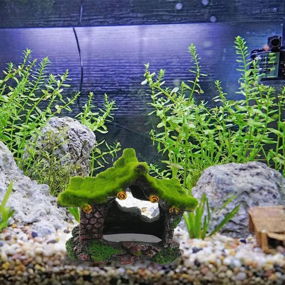Tfwadmx hábitat en resina para tanque pequeño.