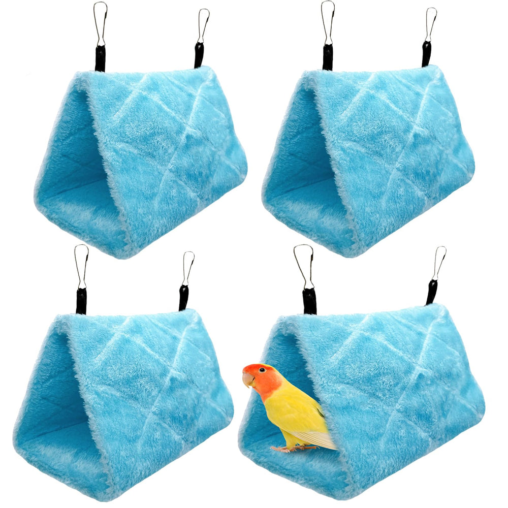 Tfwadmx nido peluche para aves hamaca acolchada para descanso seguro.