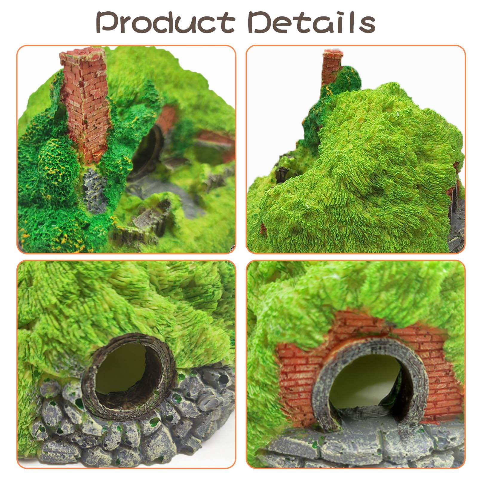 Tfwadmx ornamentos hobbit acuario ambiente misterioso y realista