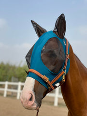 TGW RIDING máscara moscas caballos: protección ocular y orejas, sin irritación