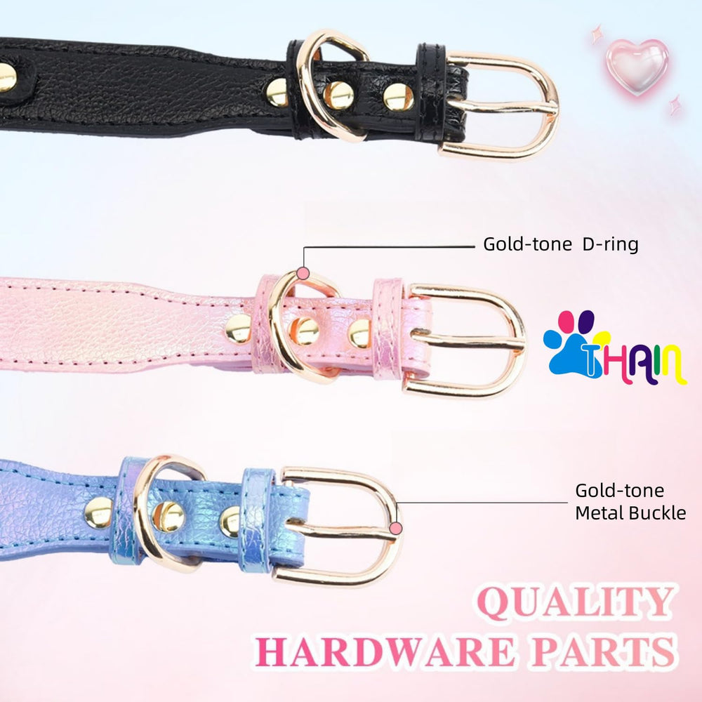 THAIN collar con ajuste de cinco agujeros para encaje cómodo.