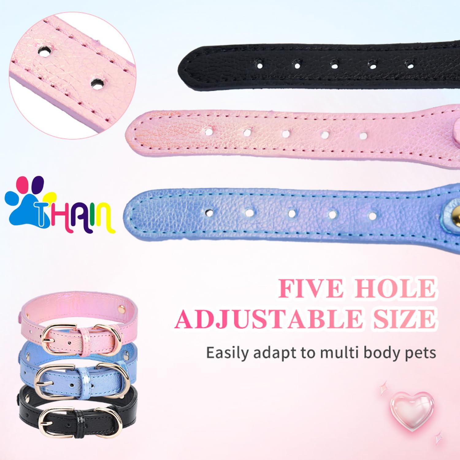 THAIN collar con diamantes brillantes para ocasiones especiales.