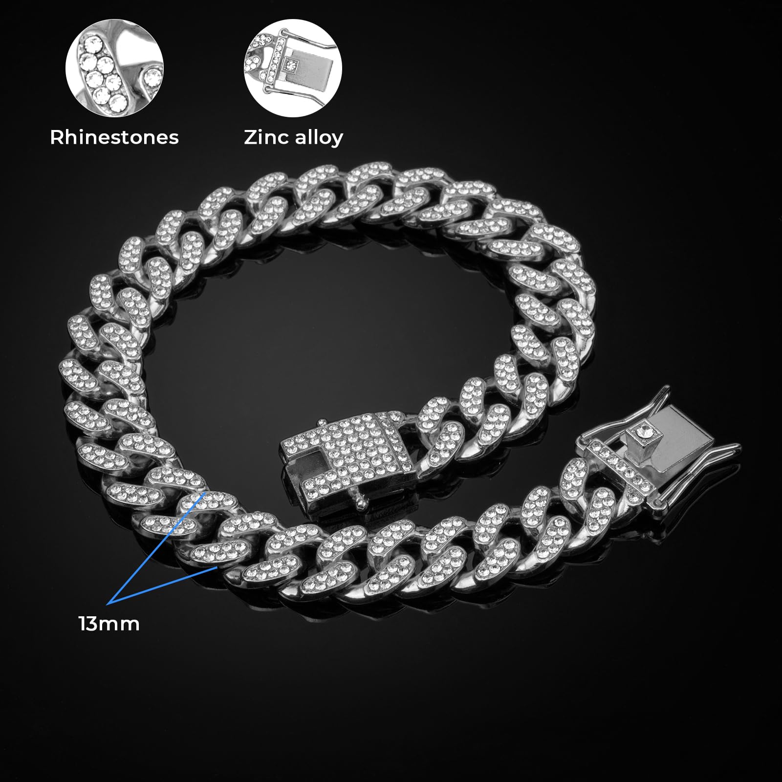 THAMIAO collar para paseo y entrenamiento, seguro y resistente.