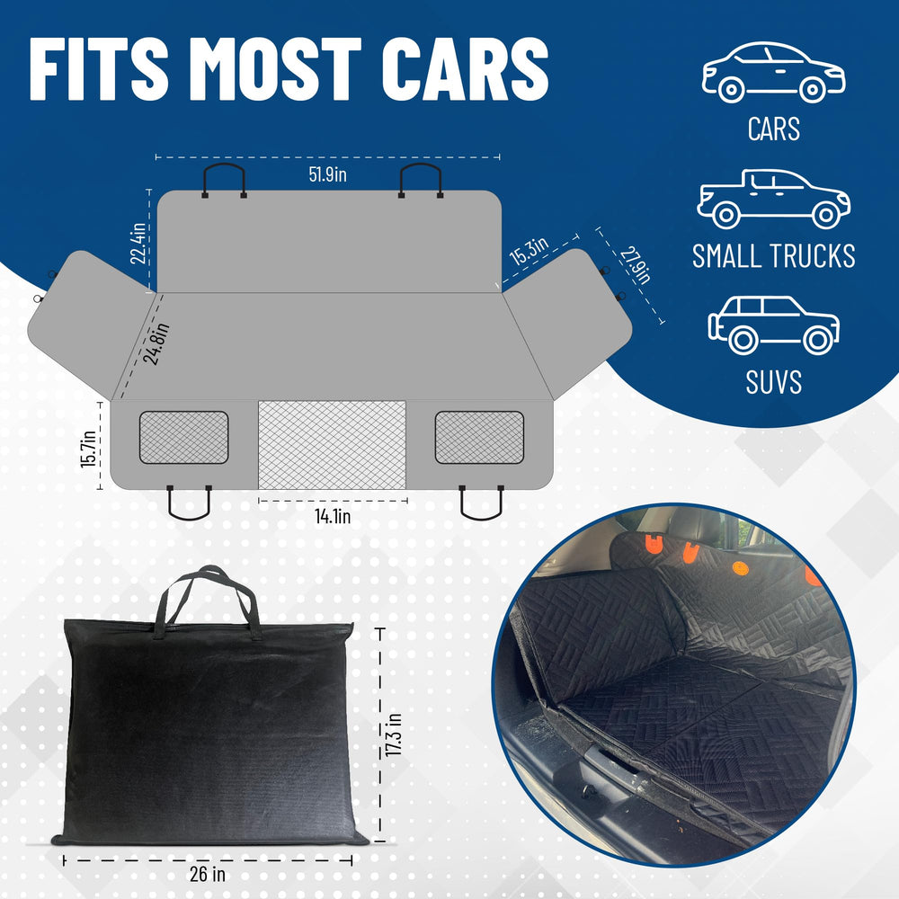 The Bark World diseño compatible con coches, SUV y camionetas pequeñas.