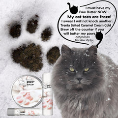 The Blissful Cat Paw Butter, aceites esenciales para absorción suave.