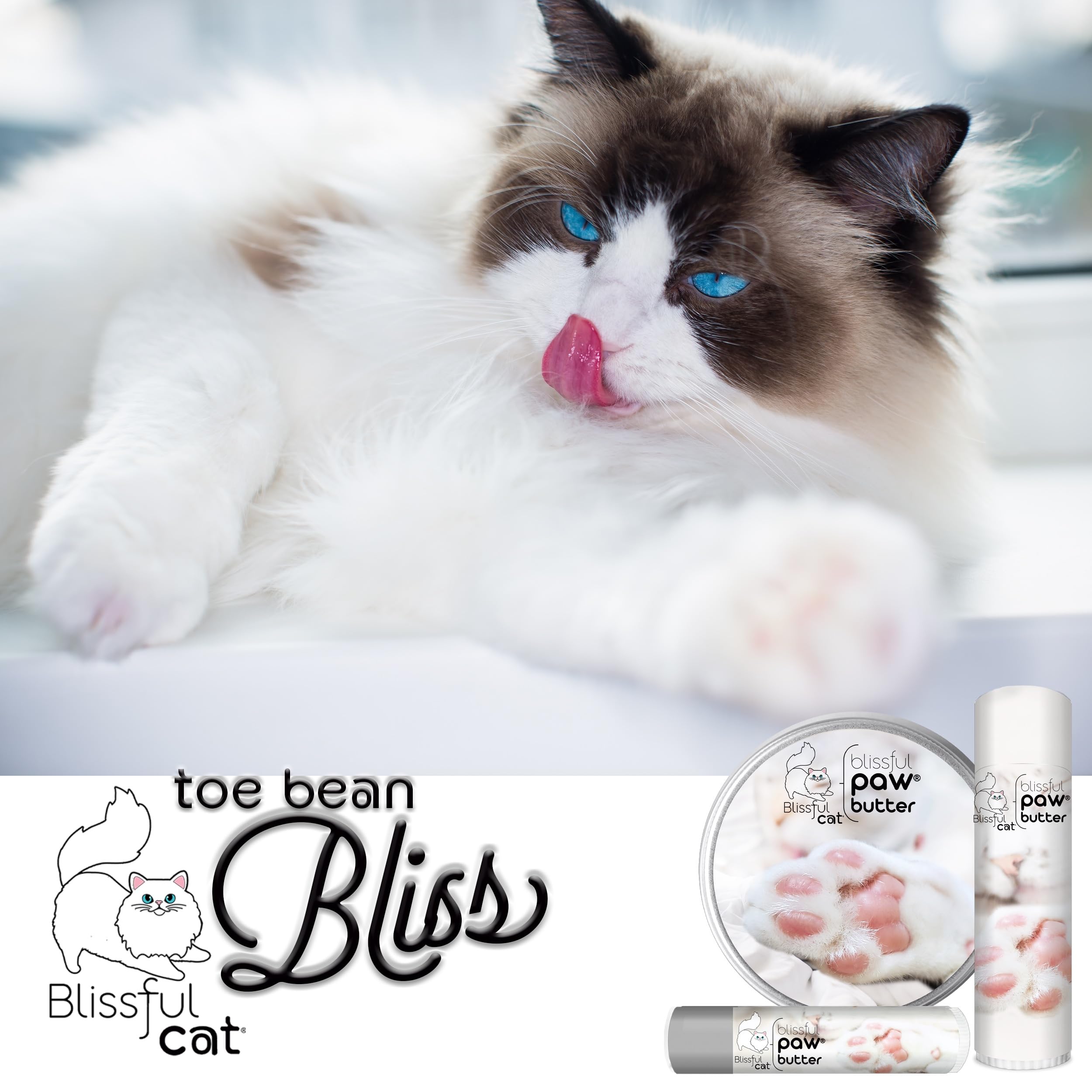 The Blissful Cat Paw Butter textura cremosa que se aplica sin esfuerzo.