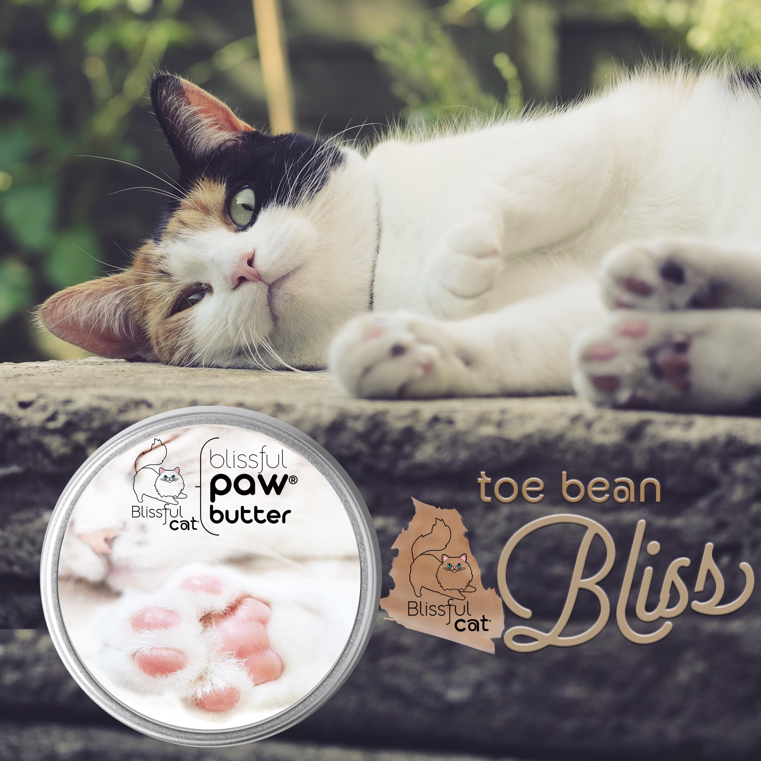 The Blissful Cat Paw Butter es seguro si se lame.