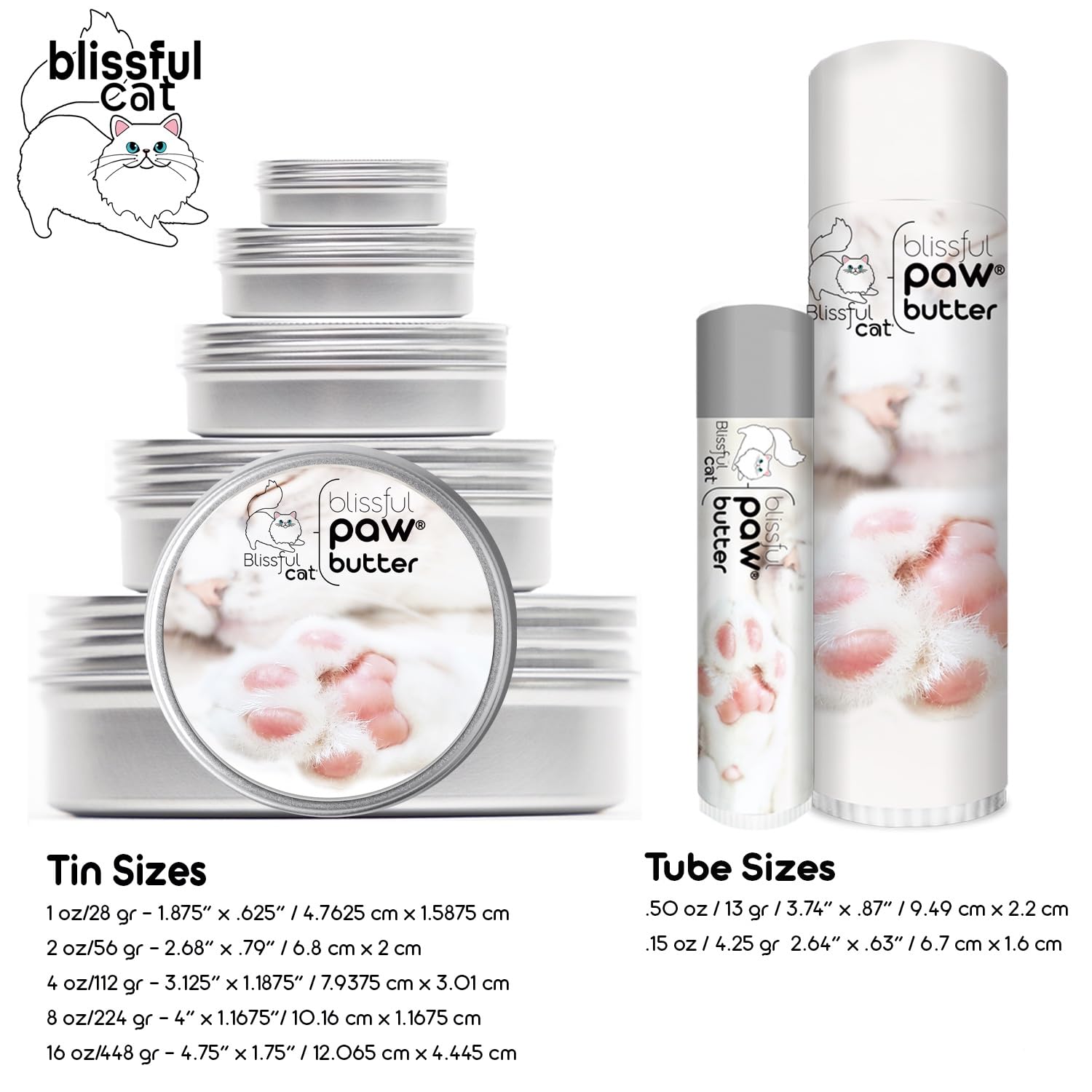 The Blissful Cat Paw Butter uso diario seguro para gatas sensibles.