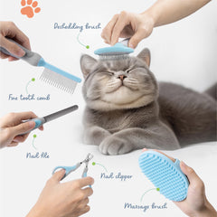 The Cat Ladies mango de goma ergonómico, agarre seguro para cepillados sin estrés.