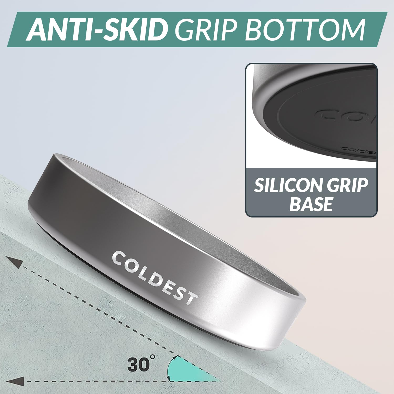 Coldest Dog Bowl con base antideslizante para evitar derrames