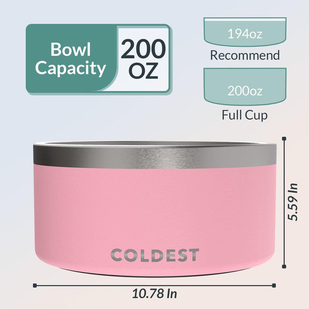 Coldest Water cuenco para perros disponible en cinco tamaños