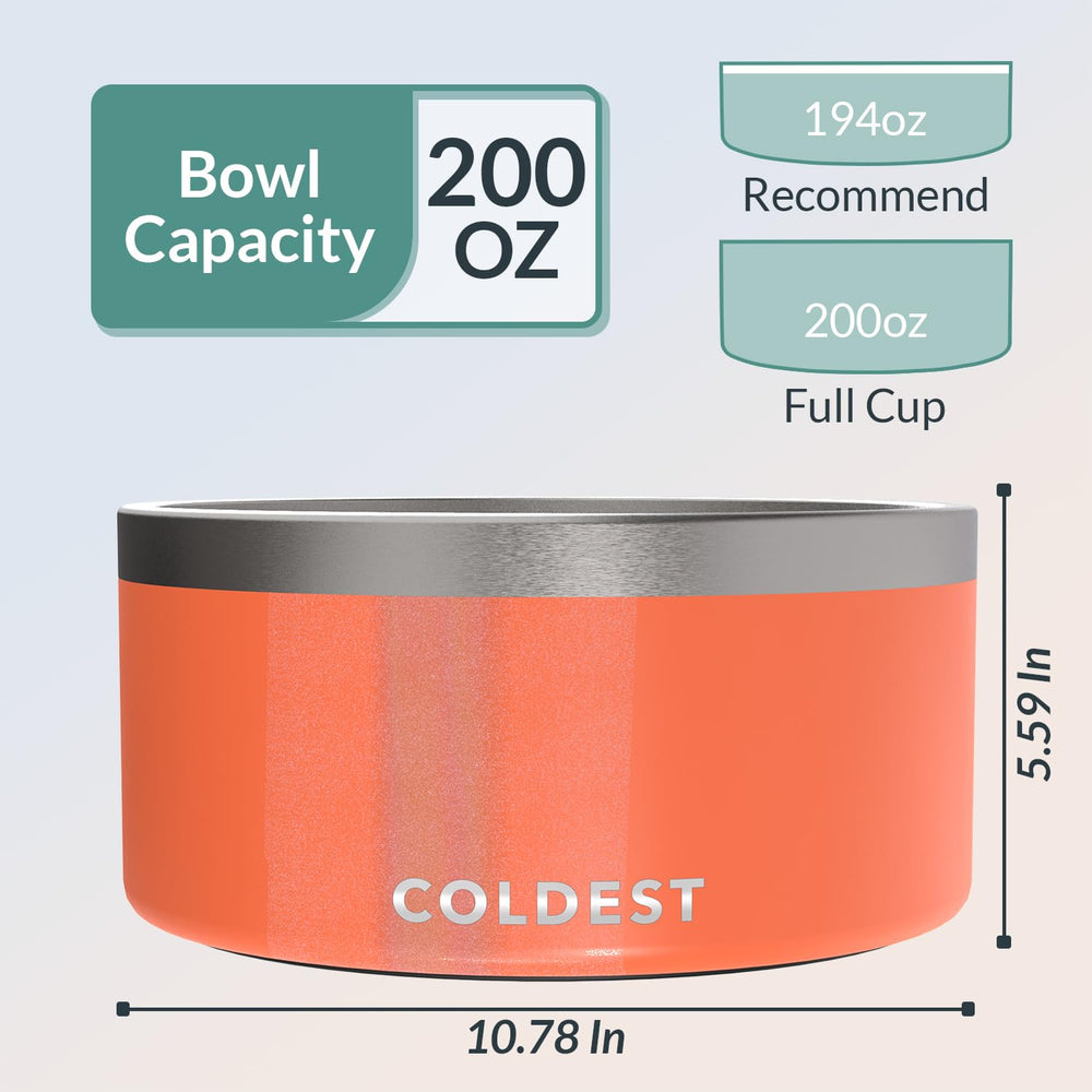 The Coldest Water cuenco anti-derrame para interiores facilita la limpieza