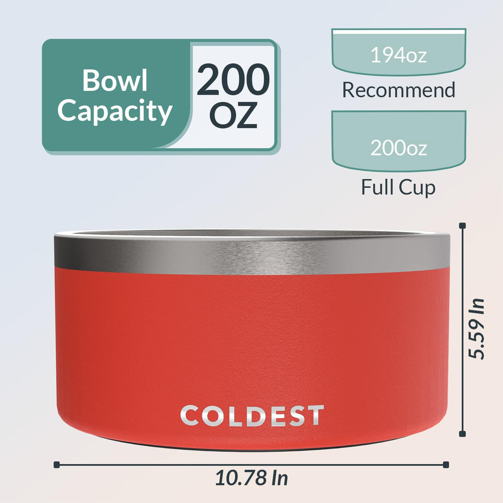 Cuenco Coldest Water anti derrames para comidas limpias y ordenadas.