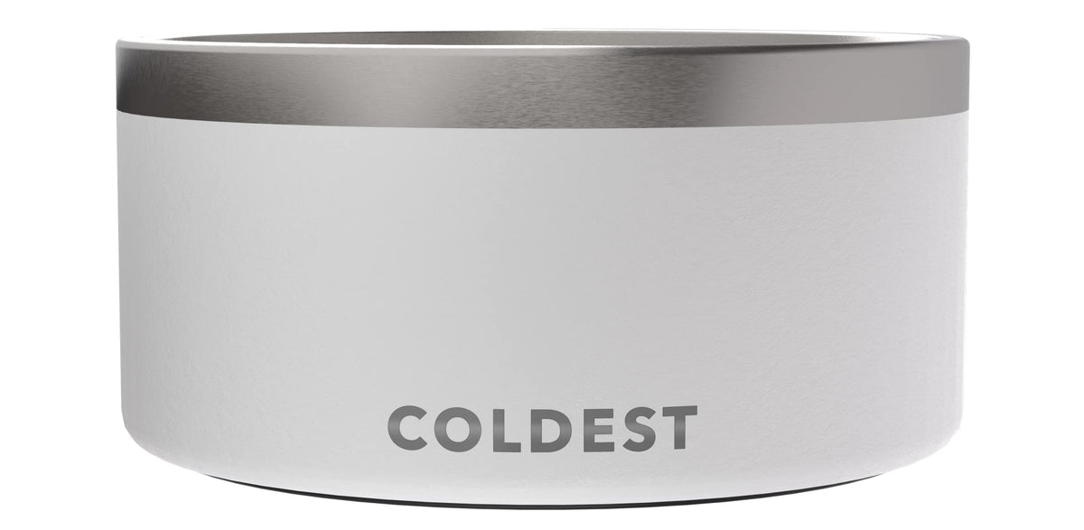 The Coldest Water tazón para perro con aislamiento de 3 paredes, ideal para mascotas activas.
