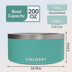 The Coldest Water base antideslizante mantiene estable el tazón