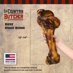 THE COUNTRY BUTCHER Hueso natural para perro grande, masticación segura y saludable.