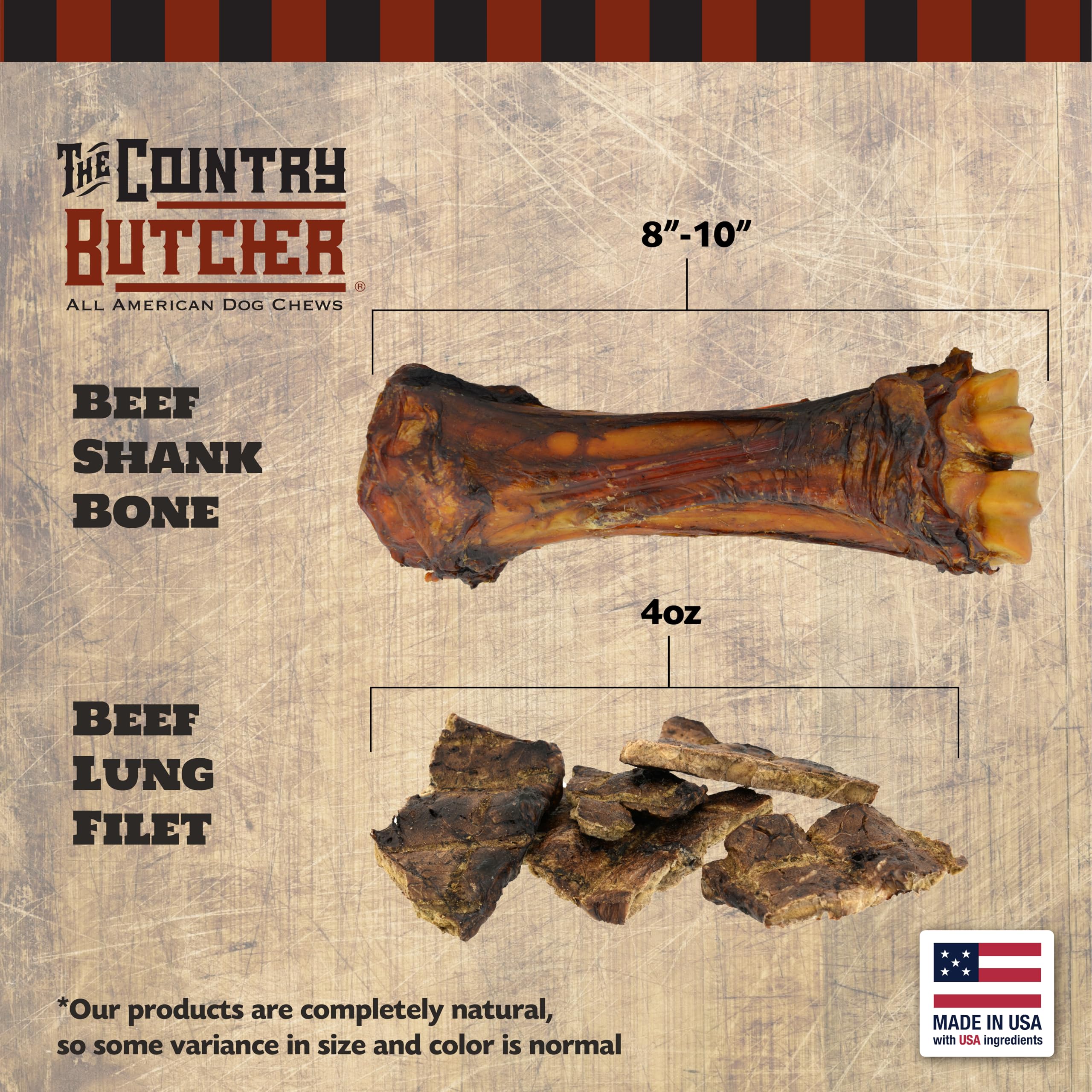 Filete de res de The Country Butcher, 4 onzas para premios o entrenamiento.