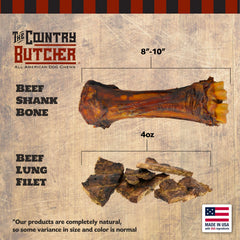 Filete de res de The Country Butcher, 4 onzas para premios o entrenamiento.