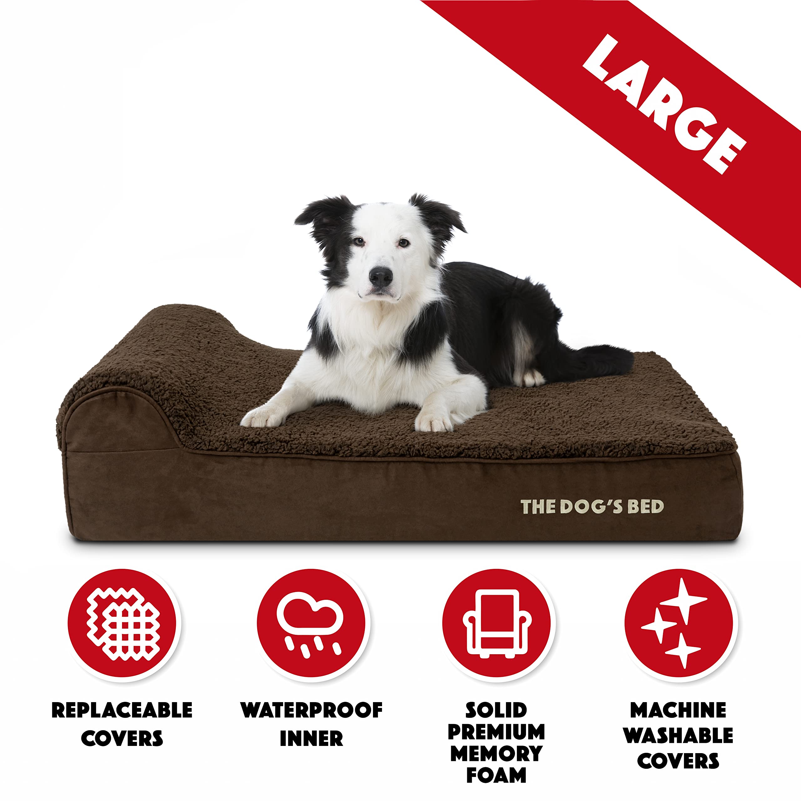 Funda desmontable lavable The Dog’s Balls para mantenimiento sencillo.