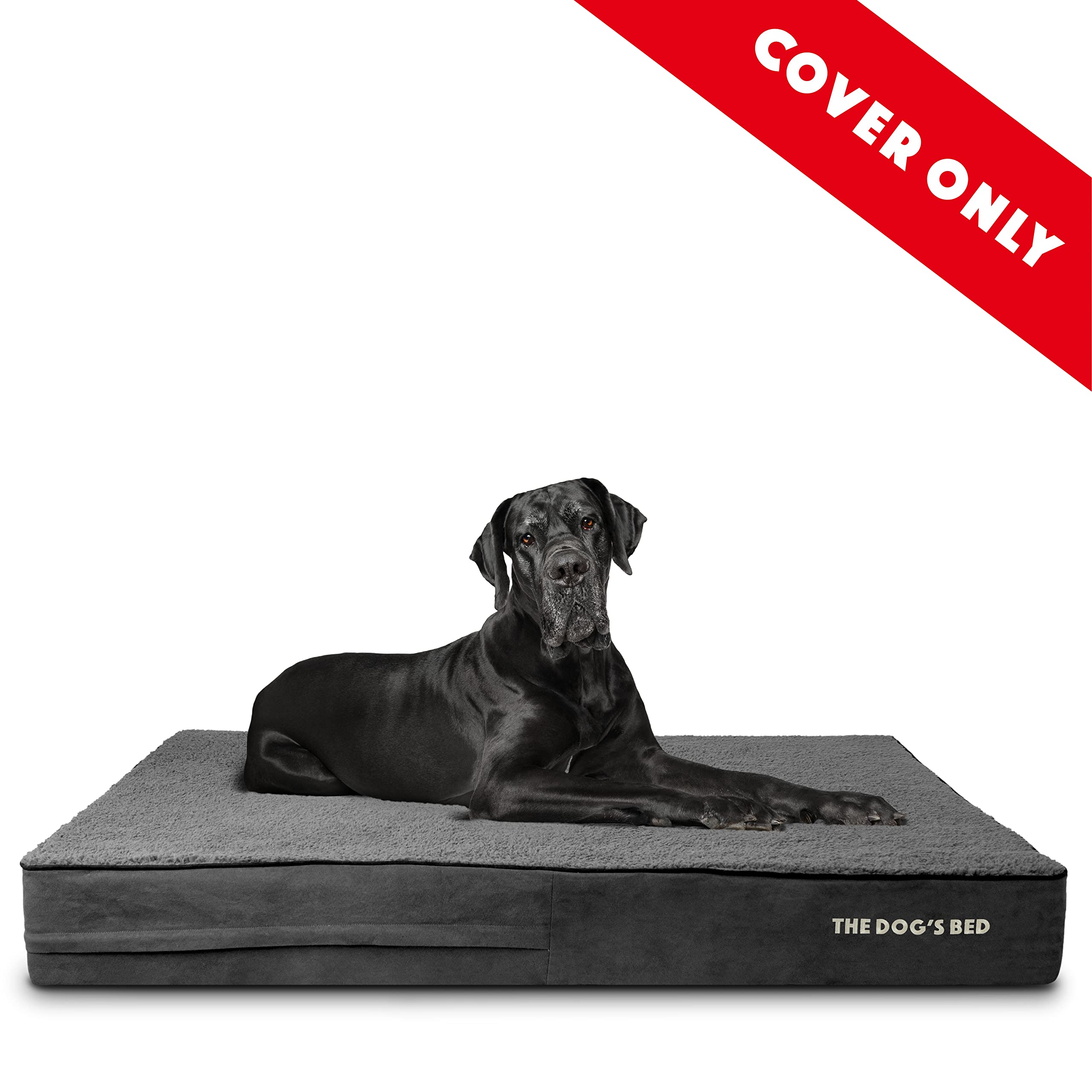 The Dog's Balls: funda exterior lavable gris felpa, higiene entre lavados