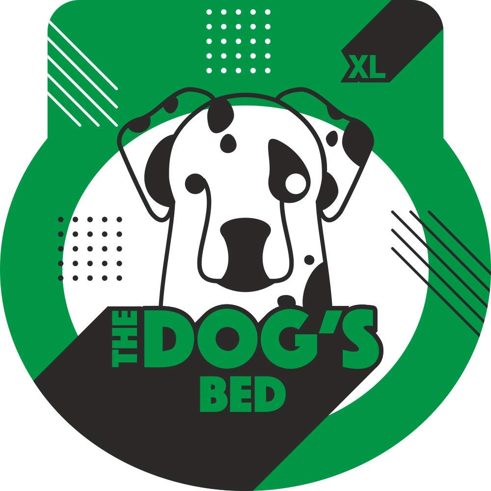 The Dog's Balls funda exterior azul con ribete rojo, ideal para mantener la cama seca tras salidas.