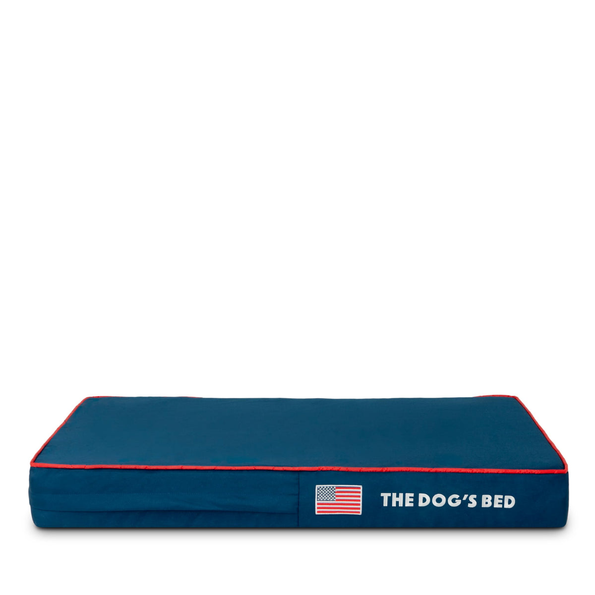 The Dog's Balls funda externa azul con banderita EE. UU., protección y estilo para la cama