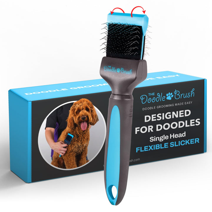 The Doodle Brush cepillo slicker para perros de pelo largo, desenreda sin esfuerzo