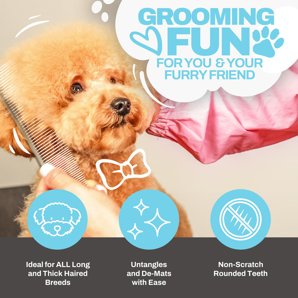The Doodle Brush, dientes grandes para enmarañados, desenreda sin tirar