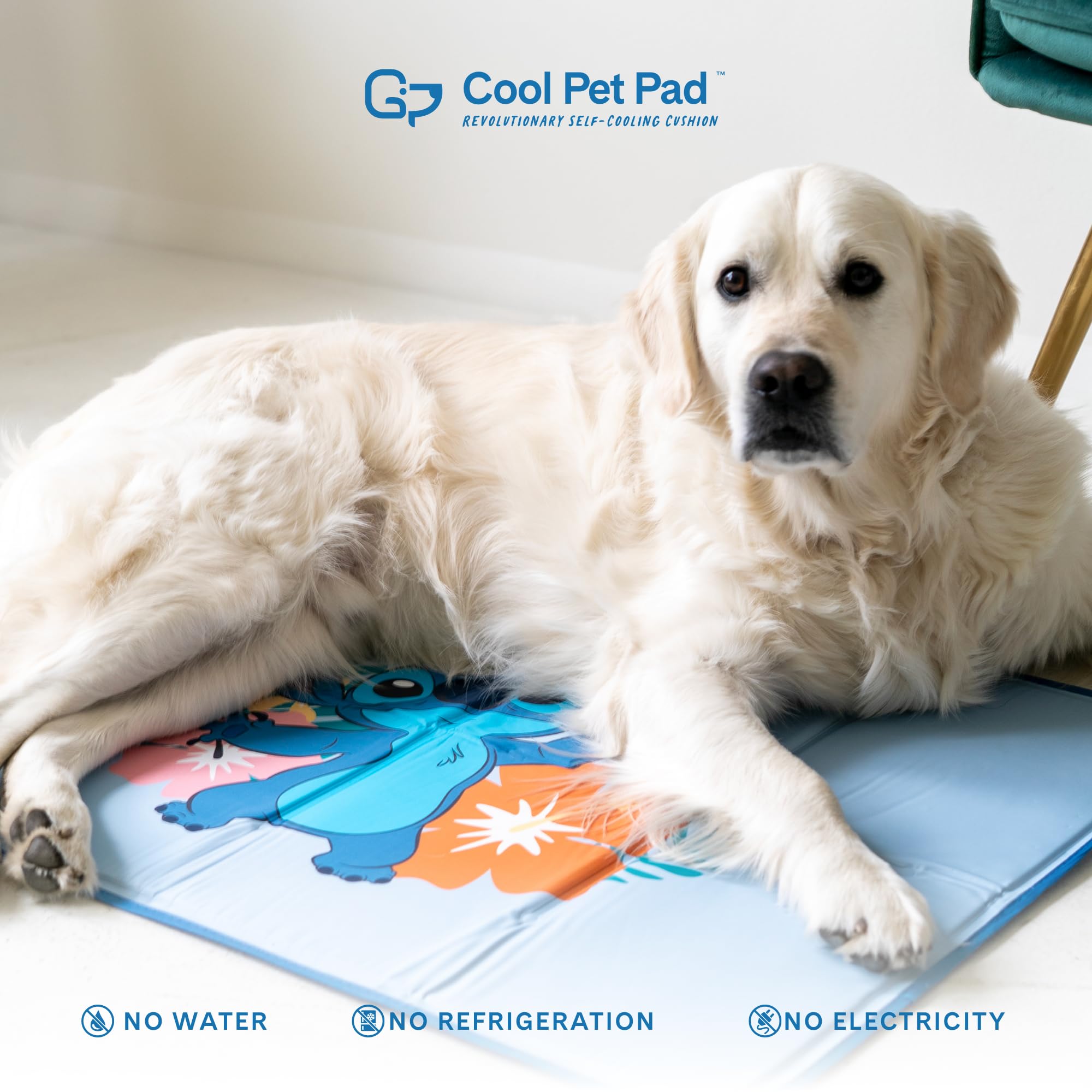 The Green Pet Shop Cool Pet Pad producto no tóxico con gel seguro para mascotas.