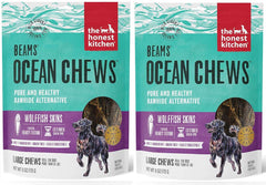 The Honest Kitchen Beams: piel de pescado deshidratada para perros, snack proteico