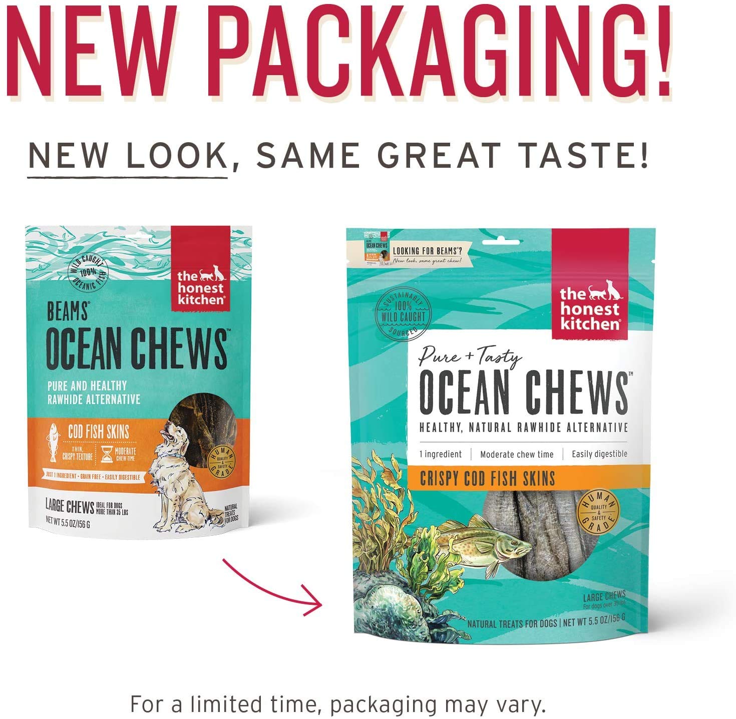 The Honest Kitchen un solo ingrediente, snack simple para perros sensibles