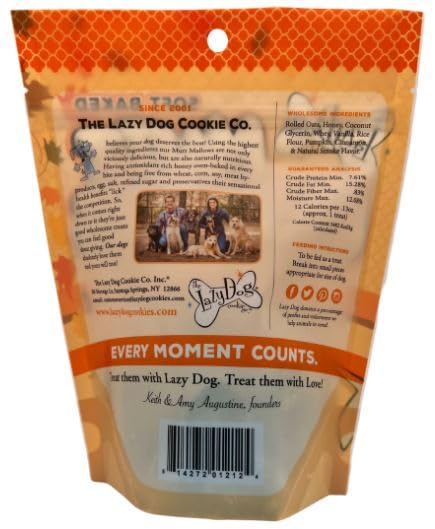 The Lazy Dog Cookie Co. ingredientes-limitados-avena-miel, snack natural para perros.