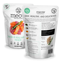 The New Zealand Natural Pet Food Co Meow Freeze Dried Cat Food trozos liofilizados crujientes para gatos