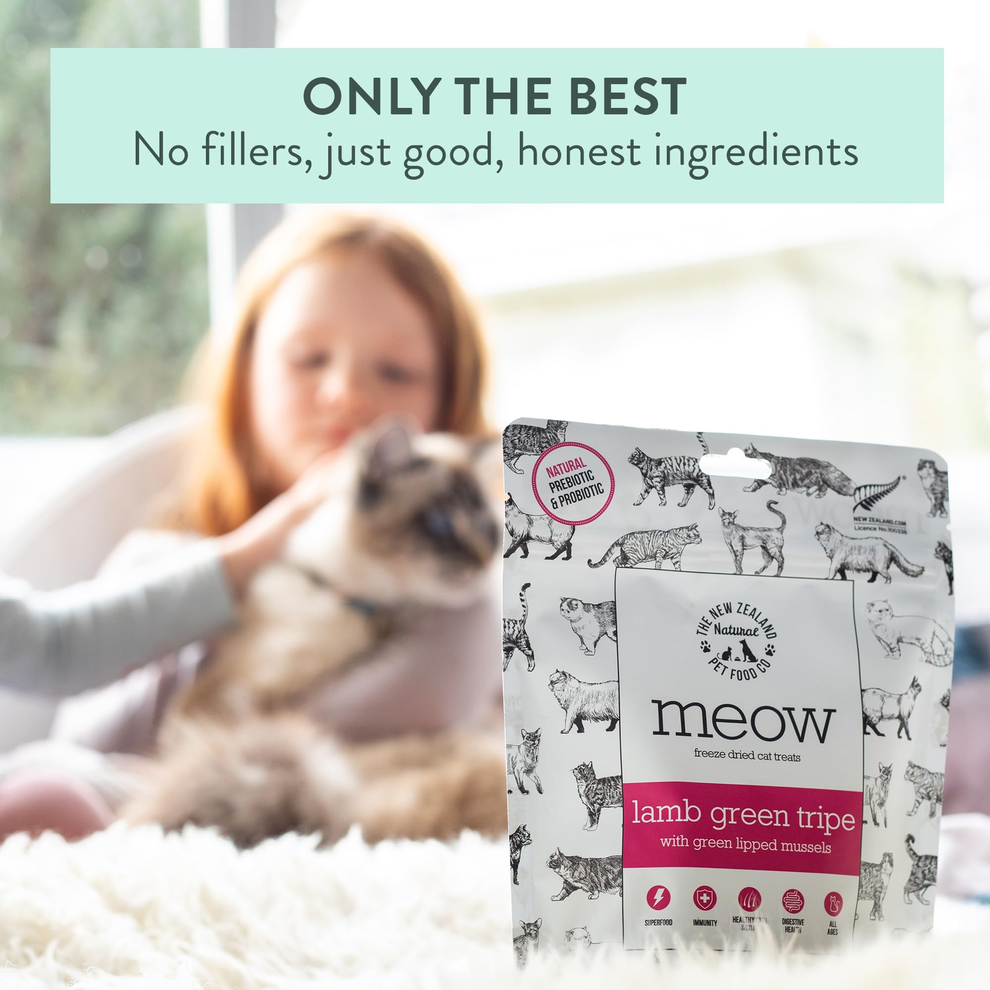 Meow de The New Zealand Natural Pet Food Co: sin conservantes artificiales para dietas limpias