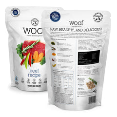 The New Zealand Natural Pet Food Co WOOF: imagen muestra comida completa lista para mezclar o servir