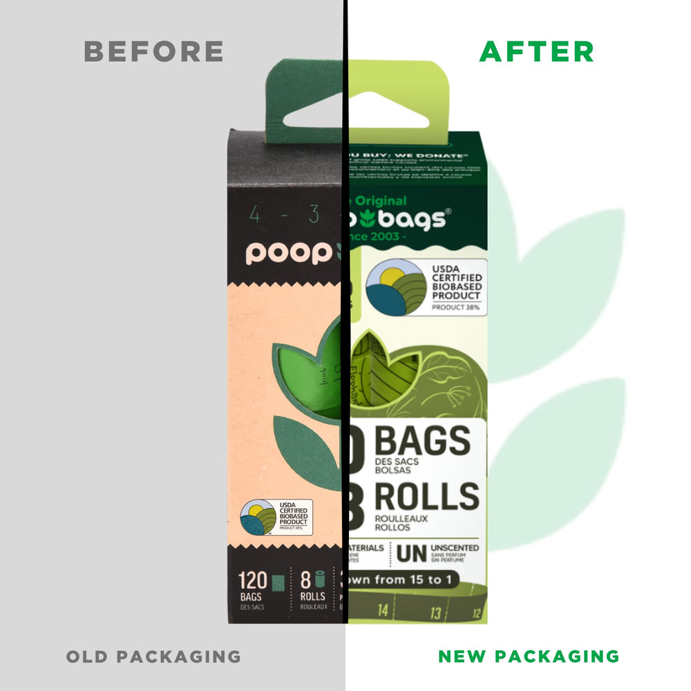 The Original Poop Bags: 960 unidades listas para paseos diarios