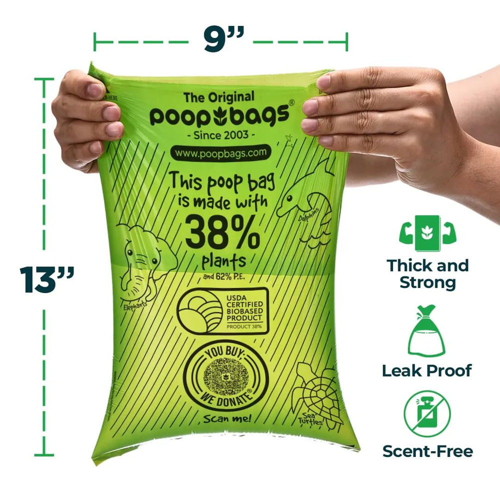 The Original Poop Bags: bolsas resistentes a desgarros y a prueba de fugas