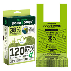 The Original Poop Bags: bolsas para perro con tapas y 38% biobaseadas, duraderas para recogida