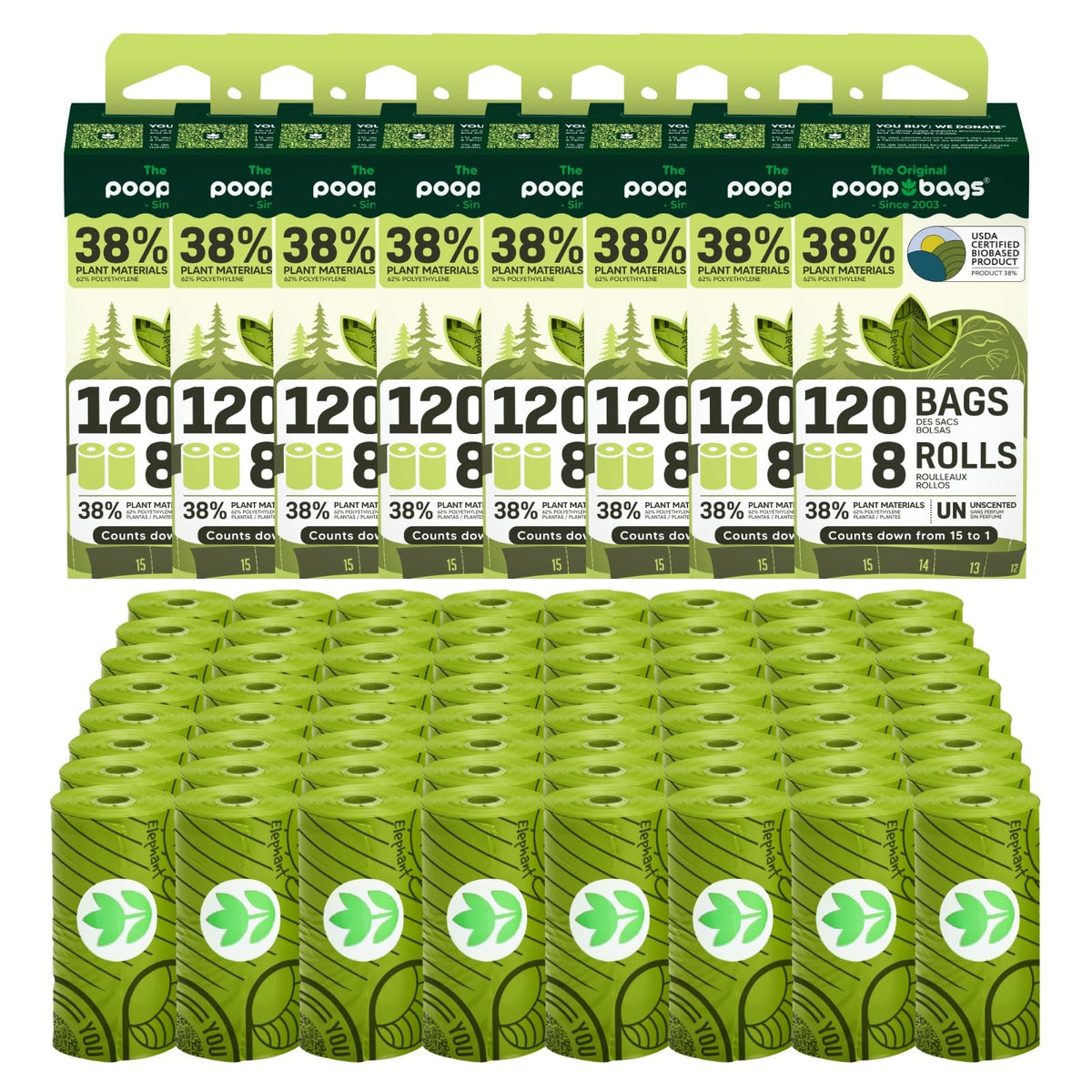 The Original Poop Bags: rollos basados en plantas para recogida de caca de perro