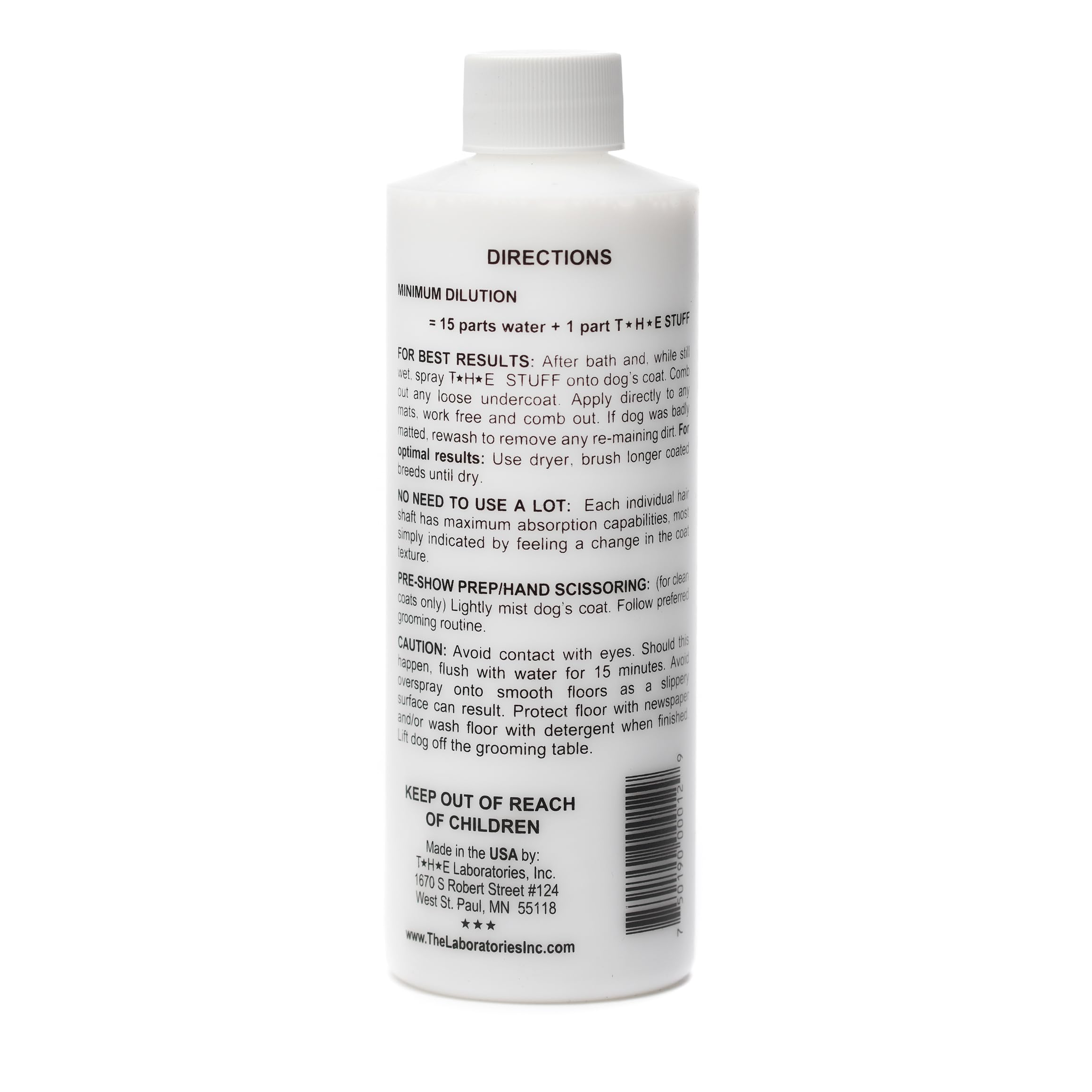 The Stuff spray para pelaje de perros suaviza y desenreda sin enjuague