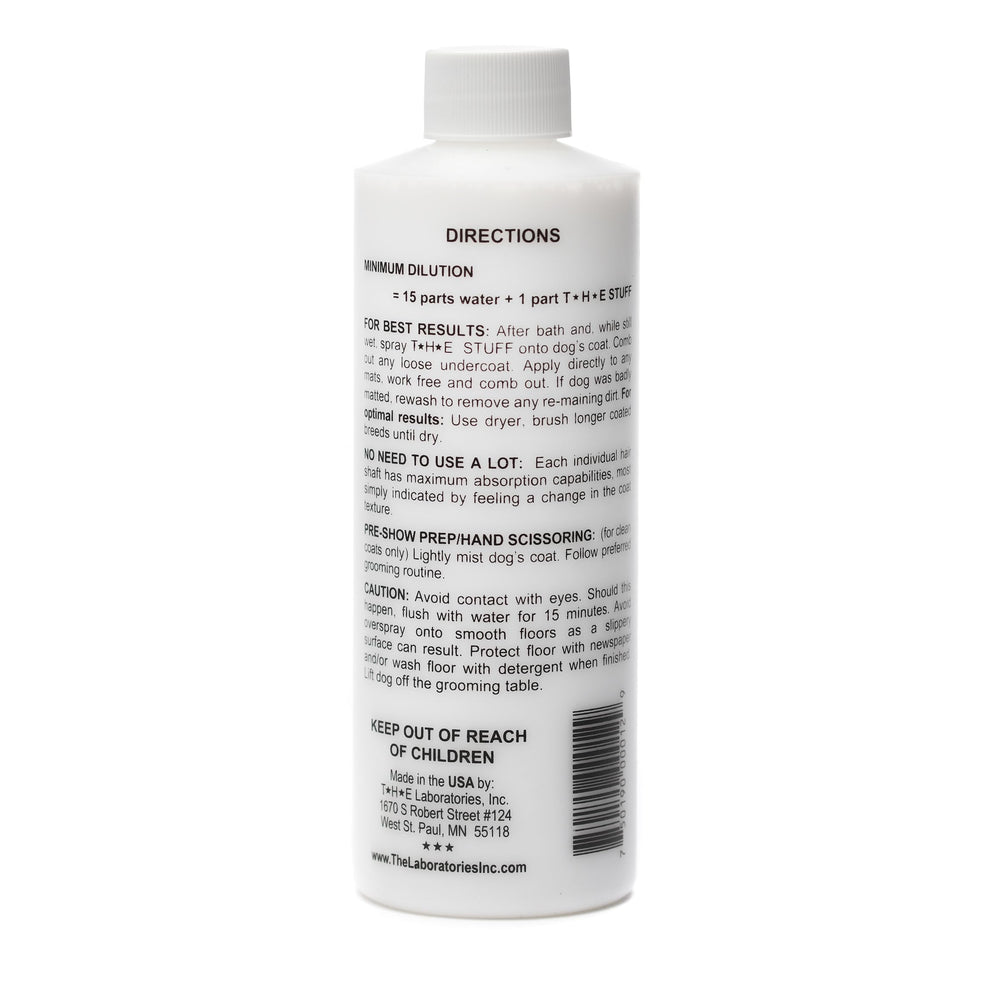 The Stuff spray para pelaje de perros suaviza y desenreda sin enjuague